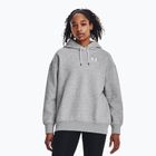 Moteriškas džemperis Under Armour Icon Fleece Hoodie mod gray light heather/white