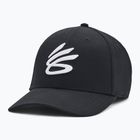 Kepuraitė su snapeliu Under Armour Curry Snapback black/white