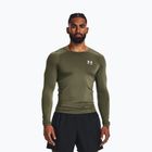 Under Armour vyriški treniruočių marškinėliai ilgomis rankovėmis Ua HG Armour Comp LS marine from green/white