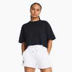 Moteriški treniruočių marškinėliai Under Armour Campus Boxy Crop black/white