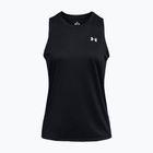 Moteriški treniruočių marškinėliai Under Armour Tech Tank Solid black/white
