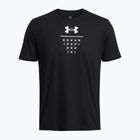 Under Armour Basketball Net Icon juodi/balti vyriški marškinėliai