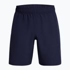 Vyriški treniruočių šortai Under Armour Tech Woven Wordmark midnight navy/white