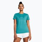 Moteriški treniruočių marškinėliai Under Armour Tech BL HD circuit teal/coastal teal