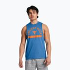 Vyriški treniruočių marškinėliai ilgomis rankovėmis Under Armour Project Rock Payoff Graphic viral blue/atomic/black