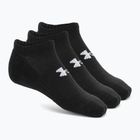 Kojinės Under Armour Training Cotton No Show 3 poros black/black/white