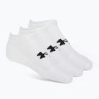 Kojinės Under Armour Training Cotton No Show 3 poros white/white/black