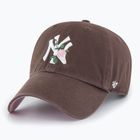 Kepuraitė su snapeliu 47 Brand New York Yankees Thorn CLEAN UP brown