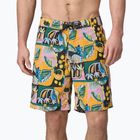 Vyriški maudymosi šortai Patagonia Wavefarer Boardshorts island seeds/milkweed mauve