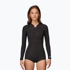Moterų Patagonia Yulex Regulator Lite Spring Jane Black Swim Foam