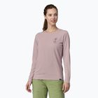 Moteriški marškinėliai ilgomis rankovėmis Patagonia Cap Cool Daily Graphic Shirt - Lands clean climb bloom/echo purple
