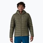 Vyriška pūsta striukė Patagonia Down Sweater Hoody pine needle green