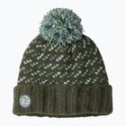 Žieminė kepurė Patagonia Snowbelle fisherman stitch/pine needle green