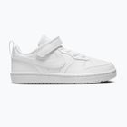 Vaikiški batai Nike Court Borough Low Recraft white/white/white