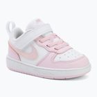 Vaikiški batai Nike Court Borough Low Recraft white/pink foam
