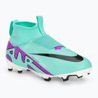 Vaikiški futbolo bateliai Nike Jr Zoom Mercurial Superfly 9 Academy FG/MG hyper turquoise/black/ white/fuchsia dream