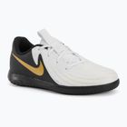 Vaikiški futbolo batai Nike Phantom GX II Academy IC white/metallic gold coin/black