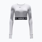 Moteriškas treniruočių topas ilgomis rankovėmis Nike Pro 365 Dri-Fit white/black