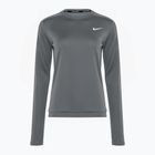 Moteriški bėgimo marškinėliai ilgomis rankovėmis Nike Dri-Fit Crew-Neck smoke grey