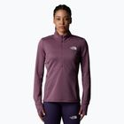 Moteriškas bėgimo džemperis The North Face Winter Warm Pro 1/4 Zip midnight mauve