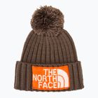 Vyriška žieminė kepurė The North Face Heritage Ski Tuke smokey brown/orange