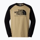 Vyriški marškinėliai ilgomis rankovėmis The North Face Heritage khaki stone/black