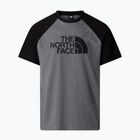 Vyriški marškinėliai The North Face Raglan Easy medium grey heather