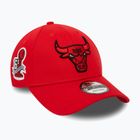 Vyriška New Era Side Patch 9Forty Chicago Bulls beisbolo kepuraitė raudona