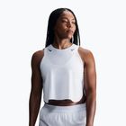 Moteriški bėgimo marškinėliai Nike AeroSwift Dri-Fit ADV Cropped Tank Top off white/black