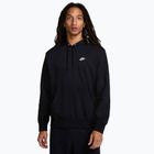 Vyriškas "Nike Club French Terry" megztinis su gobtuvu black/black/white
