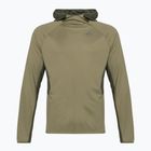 Moteriški bėgimo marškinėliai ilgomis rankovėmis Nike Trail Dri-Fit UV LS Hoodie neutral olive/medium olive/lilac bloom