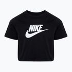 Vaikiški marškinėliai Nike Sportswear Cropped black