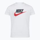 Vaikiški marškinėliai Nike Sportswear white/obsidian/university red