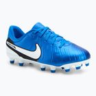 Vaikiški futbolo batai Nike Tiempo Legend 10 Academy FG/MG soar white