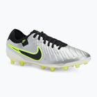 Nike Legend 10 Pro Ag-Pro vyrų futbolo bateliai metallic silver/ volt/ black