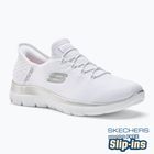 Moteriški batai SKECHERS Summits Diamond Dream white/silver