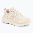 Moteriški batai SKECHERS D'Lux Walker 2.0 Daisy Doll beige/mesh/pink/blue