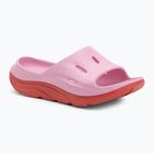 HOKA Ora Recovery Slide 3 peony/cerise vaikiškos šlepetės