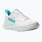 Moteriški bėgimo bateliai HOKA Clifton 10 white/cielo blue