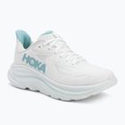 Moteriški bėgimo bateliai HOKA Clifton 10 white/cielo blue
