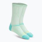 Kojinės HOKA Clifton Crew Run mint fluornite