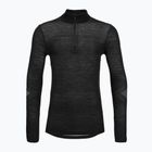 Vyriškas termoaktyvus džemperis Smartwool Intraknit Thermal Merino Base Layer 1/4 Zip black/white