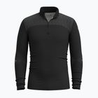 Vyriškas termoaktyvus džemperis Smartwool Intraknit Thermal Merino Base Layer 1/4 Zip black/white