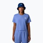 Moteriški marškinėliai The North Face Simple Dome Cropped Slim Tee virtual blue