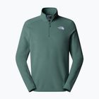 Vyriški džemperiai The North Face 100 Glacier 1/4 Zip medium duck green