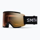 Slidinėjimo akiniai Smith Squad XL black/chromapop pro photochromic gold mirror