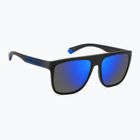 Vyriški akiniai nuo saulės Polaroid PLD 2162/S matte black blue/blue mirror polarized