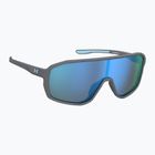 Vaikiški akiniai nuo saulės Under Armour Gameday Jr S3 metalized grey/blue multilayer