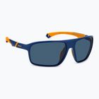 Vyriški akiniai nuo saulės Polaroid PLD 7058/S matte blue/blue polarized high contrast