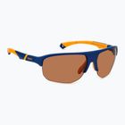 Vyriški akiniai nuo saulės Polaroid PLD 7059/S matte blue orange/brown polarized high contrast